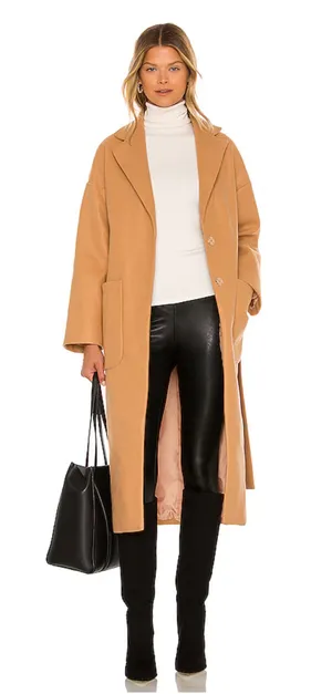 LBLC the Label Revolve Marie Jacket in Camel thumbnail 1