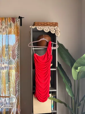 hello molly slinky red dress new with tags NWT thumbnail 3