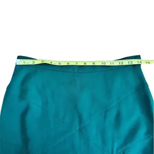 Doncaster Skirt Womens Size 6 Green A-Line Midi Pleated Hem Work Formal thumbnail 14