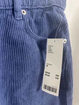 NWT Urban Outfitters BDG Blue Corduroy Shorts thumbnail 4