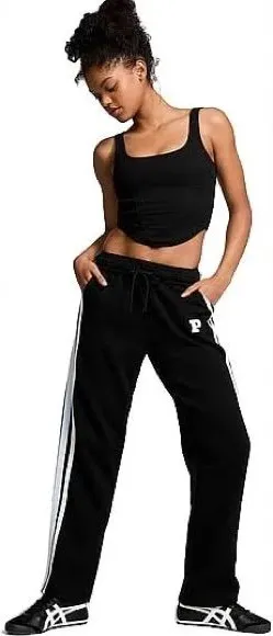 Pink Ivy Fleece‎ Straight-Leg Sweatpants thumbnail 1