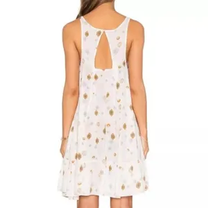 Intimately Free People Into You Tea Sleeveless Mini Slip Dress Beige Size S thumbnail 3