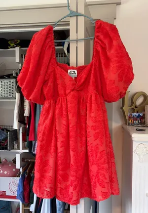 Future Collective Dress Red Size L thumbnail 1
