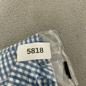 Aigle Depuis 1853 Shirt Women S Blue Gingham Plaid‎ Long Sleeve Button Down thumbnail 9