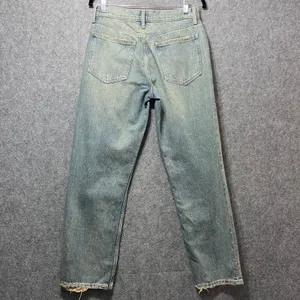 Arizona Jeans Low‎ Rise Dad Jeans Distressed Ripped Denim Light Wash Size 4 thumbnail 7
