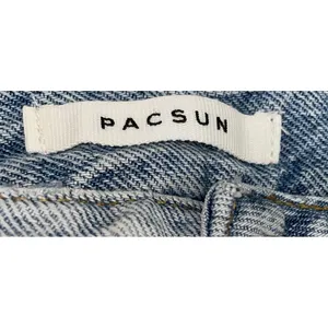 PacSun Women 25 90's Boyfriend Jeans Light Wash Thrashed Ripped High Rise Grunge thumbnail 3