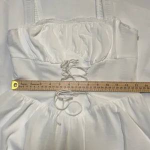 Commense Coastal Cowgirl Corset Long Dress in White thumbnail 3