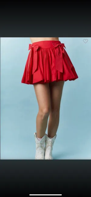 Boutique Bubble Skirt Red Size M thumbnail 2
