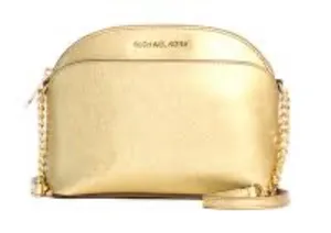 Michael Kors Emmy Saffiano Gold Women's Crossbody Bags thumbnail 1
