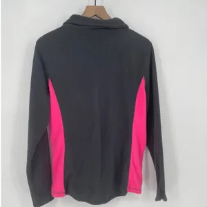 Old Navy Fleece Quarter Zip‎ Pullover Athletic Gray Pink Size Large thumbnail 5