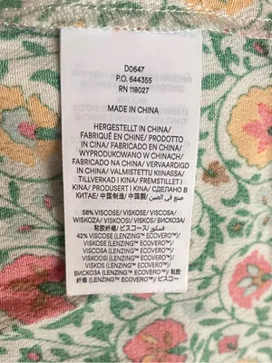 Boden Floral V-Neck Tiered Midi Maxi Dress US 12 Petite thumbnail 5
