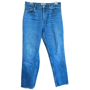 Everlane The Curvy Cheeky Raw Hem Crop‎ Jeans Sz 30 thumbnail 4