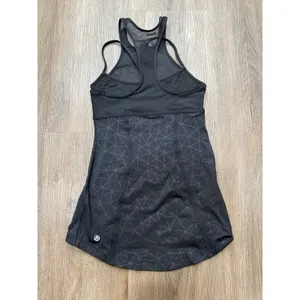 Lululemon Black Pedal Pace Dream Catcher Athletic Tank Top Size 4‎ thumbnail 2