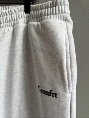 Comfrt Cloud Heather Gray Sweatpants Joggers Embroidered Logo Women Size 3X Plus thumbnail 8