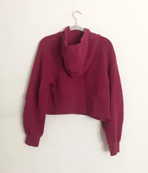 Lululemon Scuba Oversized Half-Zip Hoodie Pomegranate M/L thumbnail 8