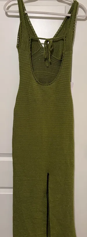 Green Knit Dress thumbnail 2