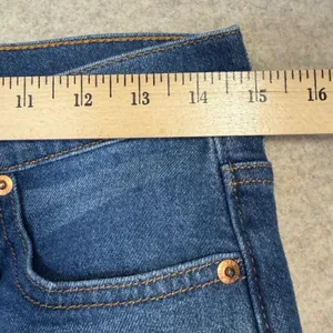 J.Crew Billie‎ Demi Boot Crop Jeans Womens 27 Medium Wash Raw Hem Minimalist thumbnail 10