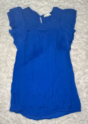 Flowy Blue Dress thumbnail 1