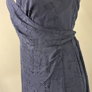 Anthropologie Hutch XS Navy Blue Alden Wrap Lace Floral Maxi Dress thumbnail 13