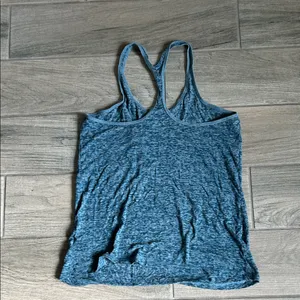 Old Navy Heathered Blue Women's Tank Top thumbnail 5