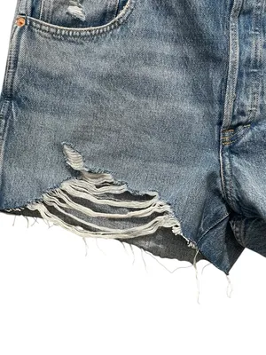 Universal Threads Mini Cut-Off High Rise Denim Shorts Women’s Size 16 thumbnail 3