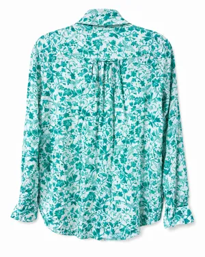 827 Maeve Anthropologie Floral Blouse Women X-Small Coastal Boho thumbnail 8