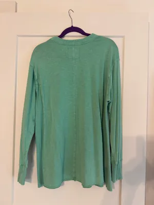 Aerie Green Long Sleeve Tee thumbnail 8