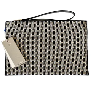 NWT Rothy's The Wristlet Jetset Black Basket Weave Convertible Clutch Handbag thumbnail 14