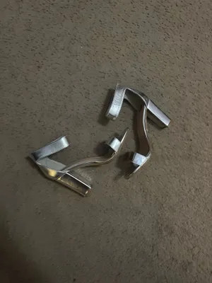 Silver party pumps Size 7.5 thumbnail 4