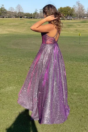 Japan Victor Company purple holographic dress new never worn out thumbnail 4