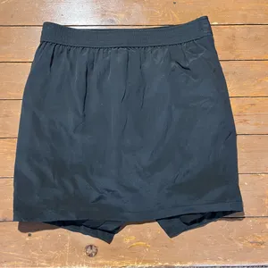 Madewell Silk Black Parkway Mini Skirt thumbnail 4