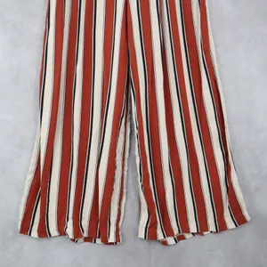 H&M Blown Striped Palazzo Wide Leg Boho Harem Trouser‎ Pull On Pants Small 6 thumbnail 4