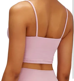 Workout Tank built in bra Pink thumbnail 5