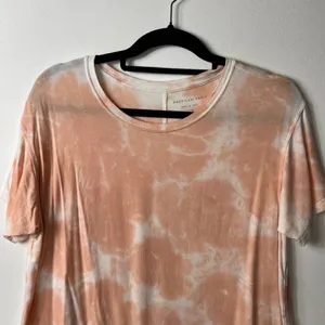 American Eagle‎ soft & sexy orange tie dye t-shirt oversized women’s size small thumbnail 3