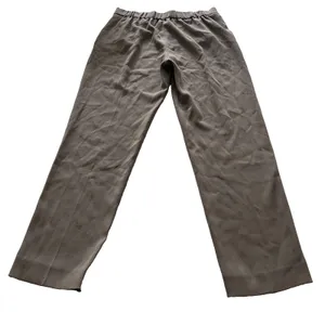Aritzia Babaton Cohen Pants Pleated Cropped Trousers 6 Taupe thumbnail 3