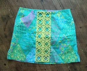 Lilly Pulitzer Sun dance Marigold skort with lace placket thumbnail 1