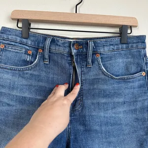 Madewell High Rise Denim Mid Rise Shorts thumbnail 3