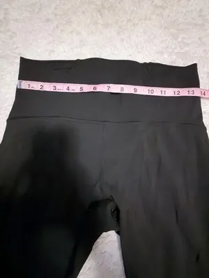 lululemon athletica black train times crop leggings size 10 thumbnail 3