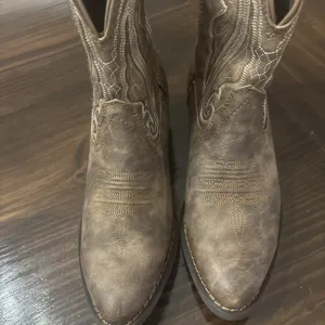 DURANGO CRUSH FASHION BOOTIES Round Toe Cowgirl Distressed Sz 8.5 Equestrian thumbnail 5