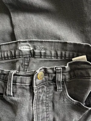 Old Navy Black Jeans High Rise Straight thumbnail 4