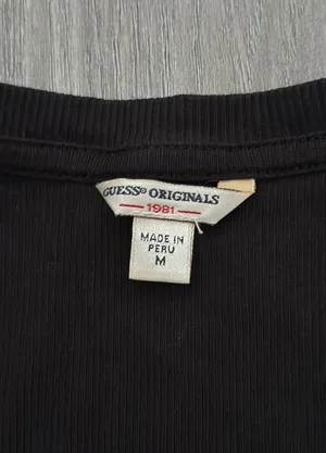 Guess Cropped Tee Shirt thumbnail 4
