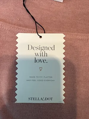 Stella & Dot Dusty Rose Boatneck Tunic Top thumbnail 9