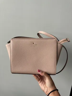 Kate Spade Light Pink Crossbody Bag Pebbled Leather Brand New thumbnail 3