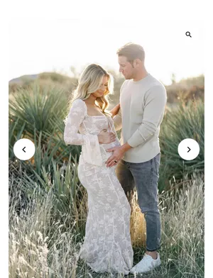 Maternity dress White thumbnail 2