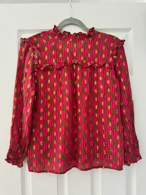 Oliphant Ruffle Blouse thumbnail 1