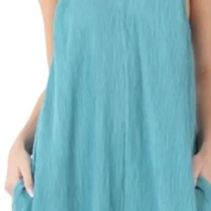 Sleeveless Pleated Wide Leg Jumpsuit w/ Pockets, never worn NWOT thumbnail 3