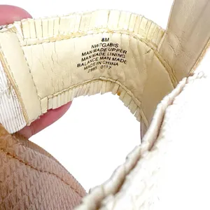 Nine West Gabis Fringe Cream Sandals Sz 8 thumbnail 4