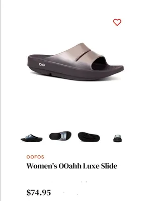 NWOT OOFOS OOaah Luxe Slide Sandals Latte Size 10 thumbnail 9