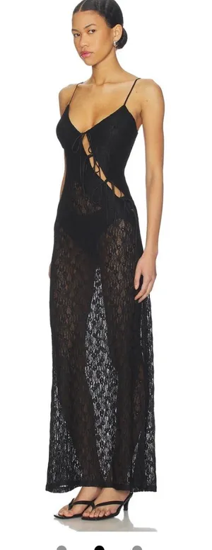 Lioness lace maxi dress thumbnail 1