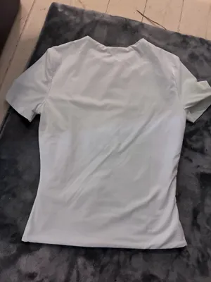 XLLAIS 2025 Model Round Neck Short Sleeve White Solid Basic Fitted Sporty Casual T-Shirt For Women, Summer thumbnail 3